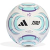 adidas Tiro Soccer Ball(White/Black/Flash Aqua/Active Purple/League Sala)