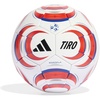 adidas Tiro Soccer Ball(White/Black/Lucid Red)