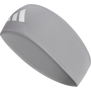 adidas Alphaskin Tie Headband(Grey/White/Wide)