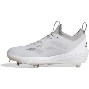adidas Men’s Adizero Impact 2.0 Baseball(Team Light Grey/White/Silver Metallic)