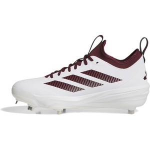 adidas Men’s Adizero Impact 2.0 Baseball(White/Team Maroon/Team Maroon)