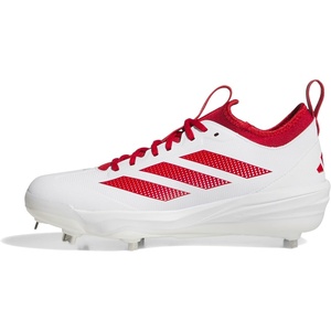 adidas Men’s Adizero Impact 2.0 Baseball(White/Team Power Red/Team Power Red)