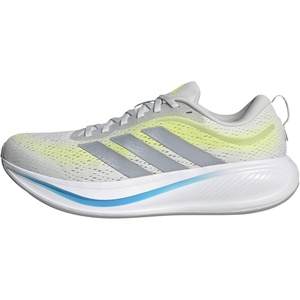 adidas Mens Response Pace Sneakers Shoes Casual – White(Crystal White/Halo Silver/Signal Green)