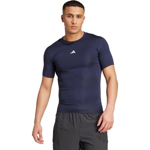 adidas Mens Techfit Compression Casual Tops Casual – Black(Legend Ink)