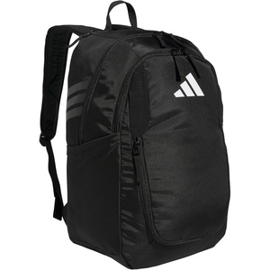 adidas Stadium Soccer Backpack 36L | Padded Laptop Sleeve, Holds A Size 5 Ball, Vented Gear Pocket, Stays Dry On Wet Fields, School Gym & Travel Ready(Black/4)
