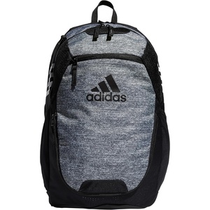adidas Stadium Soccer Backpack 36L | Padded Laptop Sleeve, Holds A Size 5 Ball, Vented Gear Pocket, Stays Dry On Wet Fields, School Gym & Travel Ready(Jersey Onix Grey/3)