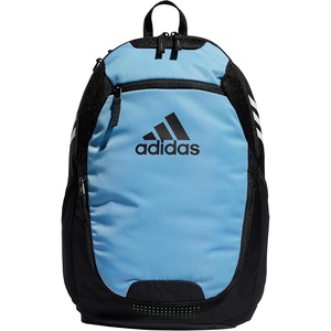 adidas Stadium Soccer Backpack 36L | Padded Laptop Sleeve, Holds A Size 5 Ball, Vented Gear Pocket, Stays Dry On Wet Fields, School Gym & Travel Ready(Team Light Blue/3)