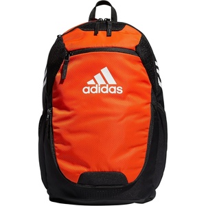 adidas Stadium Soccer Backpack 36L | Padded Laptop Sleeve, Holds A Size 5 Ball, Vented Gear Pocket, Stays Dry On Wet Fields, School Gym & Travel Ready(Team Orange/3)