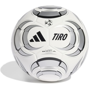 adidas Tiro Soccer Ball(White/Silver Metallic/Black/League)