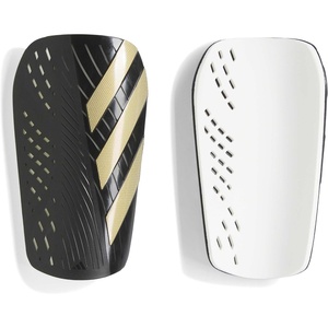 adidas Unisex Adult Tiro Soccer Shin Guards(Black/Gold Metallic/Club)