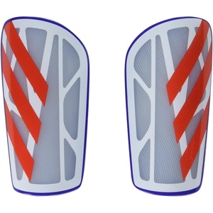 adidas Unisex Adult Tiro Soccer Shin Guards(White/Lucid Blue/Solar Red/League)