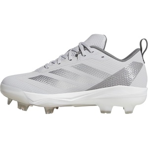 adidas Women’s Adizero Instict TPU 2.0 Softball Cleats(Team Light Grey/Silver Metallic/Team Grey)