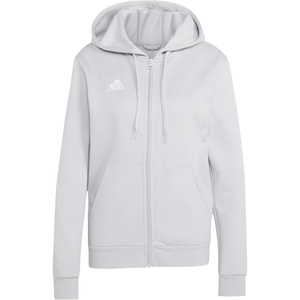 adidas Women’s Entrada 26 Full-zip Hoodie(Team Light Gray-white)