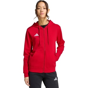 adidas Women’s Entrada 26 Full-zip Hoodie(Team Power Red/White)