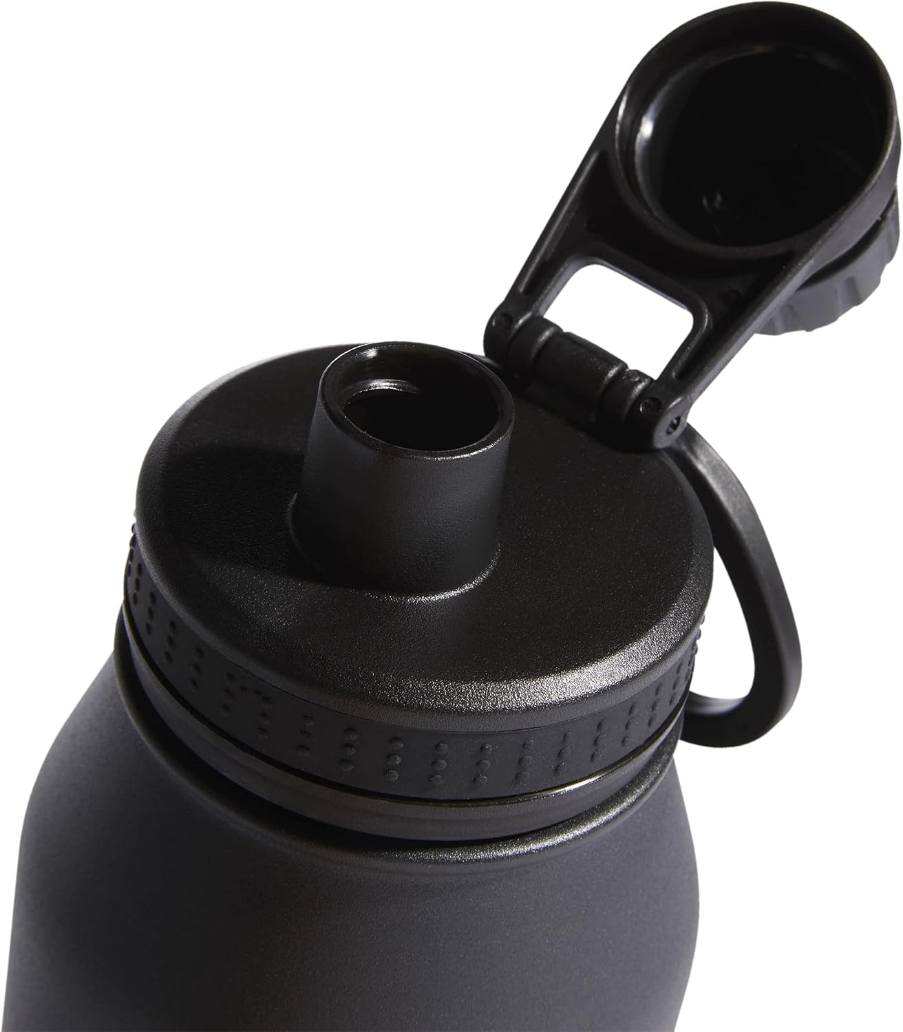 image:imageadidas Metal Water Bottle 1L DoubleWall Insulated LeakResistant Lid Stays Cold 24 Hours Stays Hot 12 Hours SwapFriendly Lid Workouts amp Daily UseBlackSilver Metallic