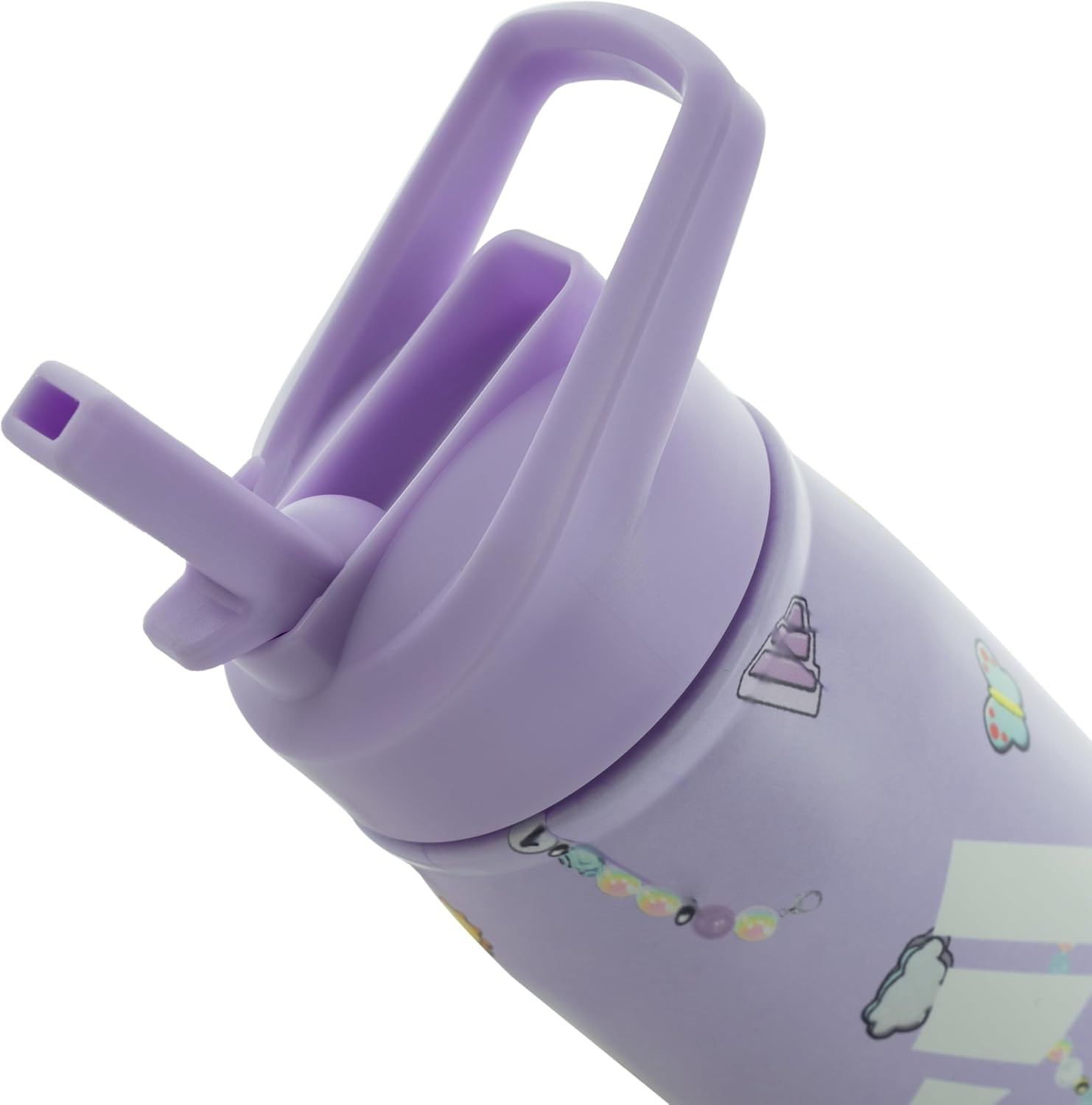 image:imageadidas Straw Lid Metal Water Bottle 600 mL DoubleWall Insulated LeakResistant Lid Stays Cold 24 Hours EasyUse Straw Top SwapFriendly Lid Workouts amp Daily UseViolet Tone PurpleWhiteViolet Fusion PurpleM2