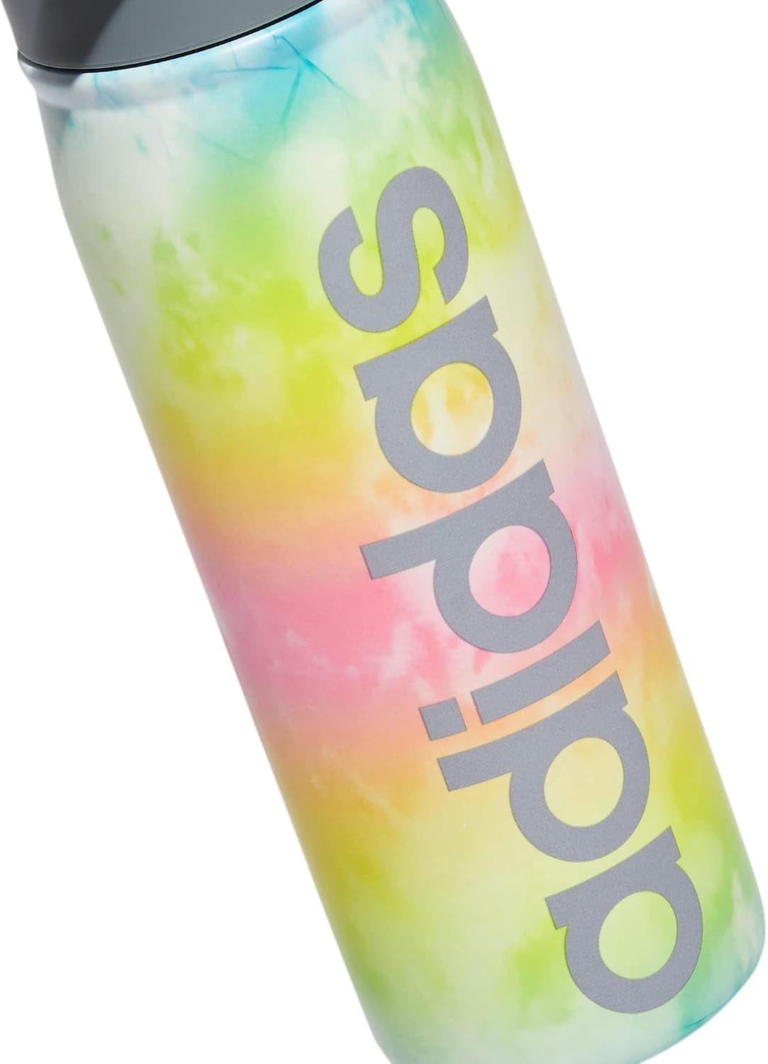 image:imageadidas Straw Lid Metal Water Bottle 600 mL DoubleWall Insulated LeakResistant Lid Stays Cold 24 Hours EasyUse Straw Top SwapFriendly Lid Workouts amp Daily UseStone Wash RainbowGrey