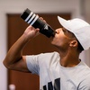 adidas 750 ML (28 oz) Stadium Refillable Plastic Sport Water Bottle(White/Black/Black/2)