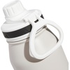adidas Metal Water Bottle 1L | Double-Wall Insulated, Leak-Resistant Lid, Stays Cold 24 Hours, Stays Hot 12 Hours, Swap-Friendly Lid, Workouts & Daily Use(Alumina Beige/White/Black/L)