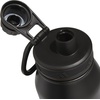 adidas Metal Water Bottle 1L | Double-Wall Insulated, Leak-Resistant Lid, Stays Cold 24 Hours, Stays Hot 12 Hours, Swap-Friendly Lid, Workouts & Daily Use(Black/White/L)