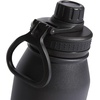 adidas Metal Water Bottle 1L | Double-Wall Insulated, Leak-Resistant Lid, Stays Cold 24 Hours, Stays Hot 12 Hours, Swap-Friendly Lid, Workouts & Daily Use(Black/Silver Metallic)