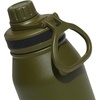 adidas Metal Water Bottle 1L | Double-Wall Insulated, Leak-Resistant Lid, Stays Cold 24 Hours, Stays Hot 12 Hours, Swap-Friendly Lid, Workouts & Daily Use(Focus Olive Green/Black)