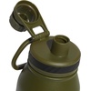 adidas Metal Water Bottle 1L | Double-Wall Insulated, Leak-Resistant Lid, Stays Cold 24 Hours, Stays Hot 12 Hours, Swap-Friendly Lid, Workouts & Daily Use(Focus Olive Green/Black)