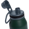 adidas Metal Water Bottle 1L | Double-Wall Insulated, Leak-Resistant Lid, Stays Cold 24 Hours, Stays Hot 12 Hours, Swap-Friendly Lid, Workouts & Daily Use(Green Oxide/Onix Grey/Silver Metallic)