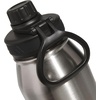 adidas Metal Water Bottle 1L | Double-Wall Insulated, Leak-Resistant Lid, Stays Cold 24 Hours, Stays Hot 12 Hours, Swap-Friendly Lid, Workouts & Daily Use(Stainless Steel/Black/L)