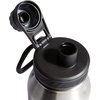 adidas Metal Water Bottle 1L | Double-Wall Insulated, Leak-Resistant Lid, Stays Cold 24 Hours, Stays Hot 12 Hours, Swap-Friendly Lid, Workouts & Daily Use(Stainless Steel/Black/2)