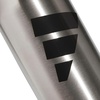 adidas Metal Water Bottle 1L | Double-Wall Insulated, Leak-Resistant Lid, Stays Cold 24 Hours, Stays Hot 12 Hours, Swap-Friendly Lid, Workouts & Daily Use(Stainless Steel/Black/L)