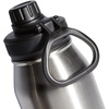 adidas Metal Water Bottle 1L | Double-Wall Insulated, Leak-Resistant Lid, Stays Cold 24 Hours, Stays Hot 12 Hours, Swap-Friendly Lid, Workouts & Daily Use(Stainless Steel/Black/2)