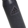 adidas Metal Water Bottle 1L | Double-Wall Insulated, Leak-Resistant Lid, Stays Cold 24 Hours, Stays Hot 12 Hours, Swap-Friendly Lid, Workouts & Daily Use(Twill Black/Black/Grey Five)