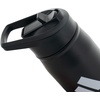 adidas Straw Lid Metal Water Bottle 600 mL | Double-Wall Insulated, Leak-Resistant Lid, Stays Cold 24 Hours, Easy-Use Straw Top, Swap-Friendly Lid, Workouts & Daily Use(Black/White/Black/M/2)