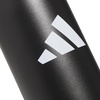 adidas Straw Lid Metal Water Bottle 600 mL | Double-Wall Insulated, Leak-Resistant Lid, Stays Cold 24 Hours, Easy-Use Straw Top, Swap-Friendly Lid, Workouts & Daily Use(Black/White/M)