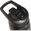 adidas Straw Lid Metal Water Bottle 600 mL | Double-Wall Insulated, Leak-Resistant Lid, Stays Cold 24 Hours, Easy-Use Straw Top, Swap-Friendly Lid, Workouts & Daily Use(3 Bar Toss Black-clear Pink/Black/Clear Pink/M)