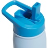 adidas Straw Lid Metal Water Bottle 600 mL | Double-Wall Insulated, Leak-Resistant Lid, Stays Cold 24 Hours, Easy-Use Straw Top, Swap-Friendly Lid, Workouts & Daily Use(Clear Sky Blue/Pulse Blue/White)