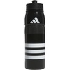 adidas 750 ML (28 oz) Stadium Refillable Plastic Sport Water Bottle(Black/White/Black/Black)