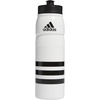 adidas 750 ML (28 oz) Stadium Refillable Plastic Sport Water Bottle(White/Black)