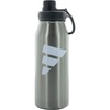 adidas Metal Water Bottle 1L | Double-Wall Insulated, Leak-Resistant Lid, Stays Cold 24 Hours, Stays Hot 12 Hours, Swap-Friendly Lid, Workouts & Daily Use(Wonder Sage Green/White/Black/L)