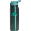 adidas Straw Lid Metal Water Bottle 600 mL | Double-Wall Insulated, Leak-Resistant Lid, Stays Cold 24 Hours, Easy-Use Straw Top, Swap-Friendly Lid, Workouts & Daily Use(Preloved Teal Green/Powder Teal Green/M)