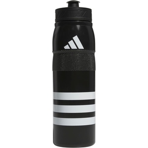 adidas 750 ML (28 oz) Stadium Refillable Plastic Sport Water Bottle(Black/White/Black/Black)