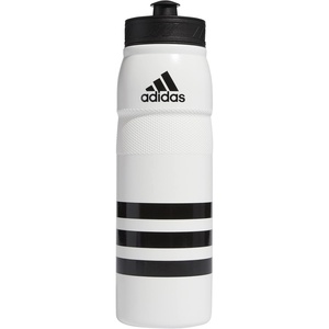 adidas 750 ML (28 oz) Stadium Refillable Plastic Sport Water Bottle(White/Black)