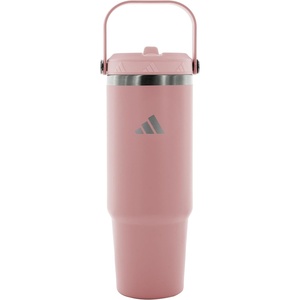 adidas Stainless Steel Tumbler 30 oz (900 mL) Handle & Straw Lid(Dual Lilac Purple/Distilled Pink)