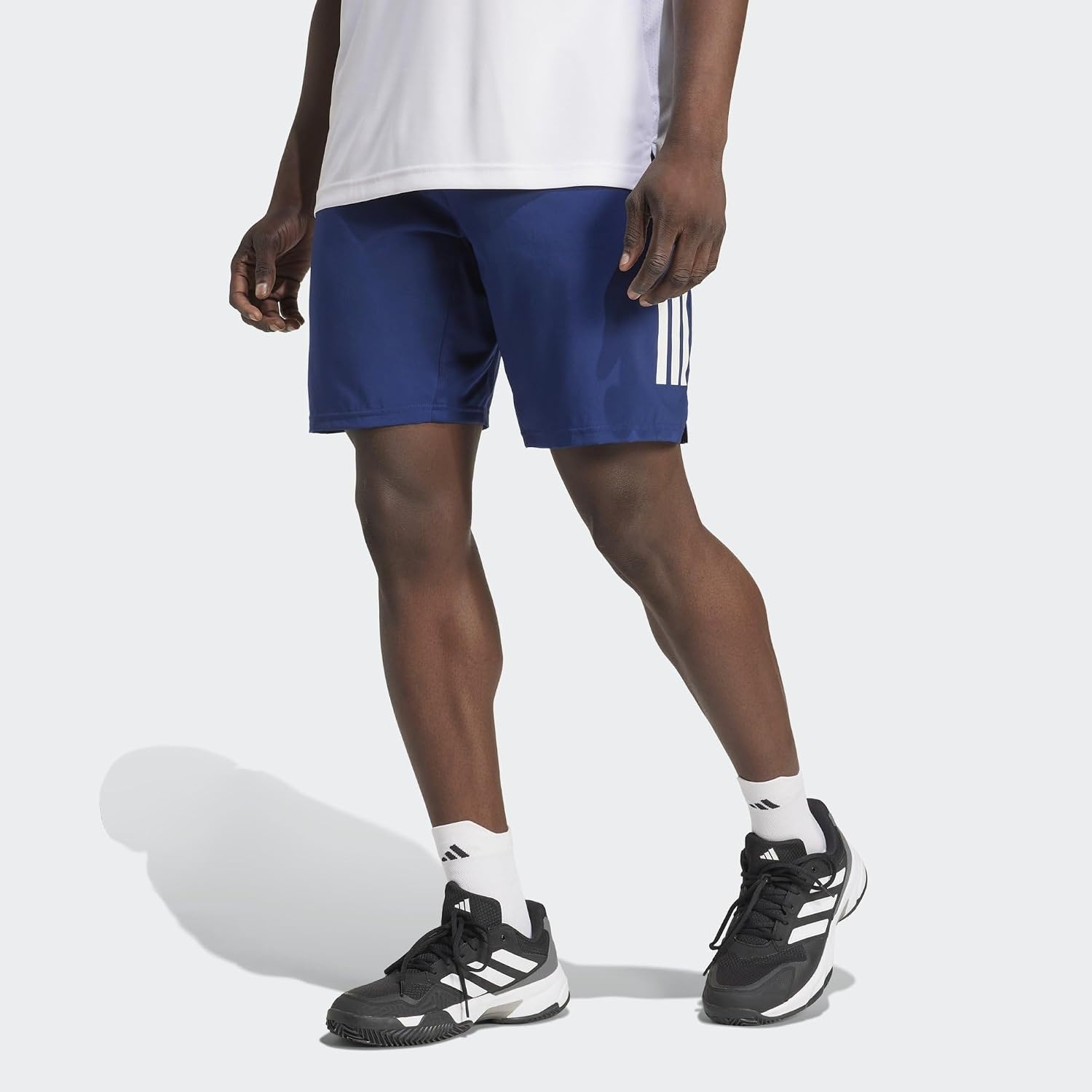 image:imageAdidas Mens Club Tennis Climacool 3Stripes ShortsDark Blue