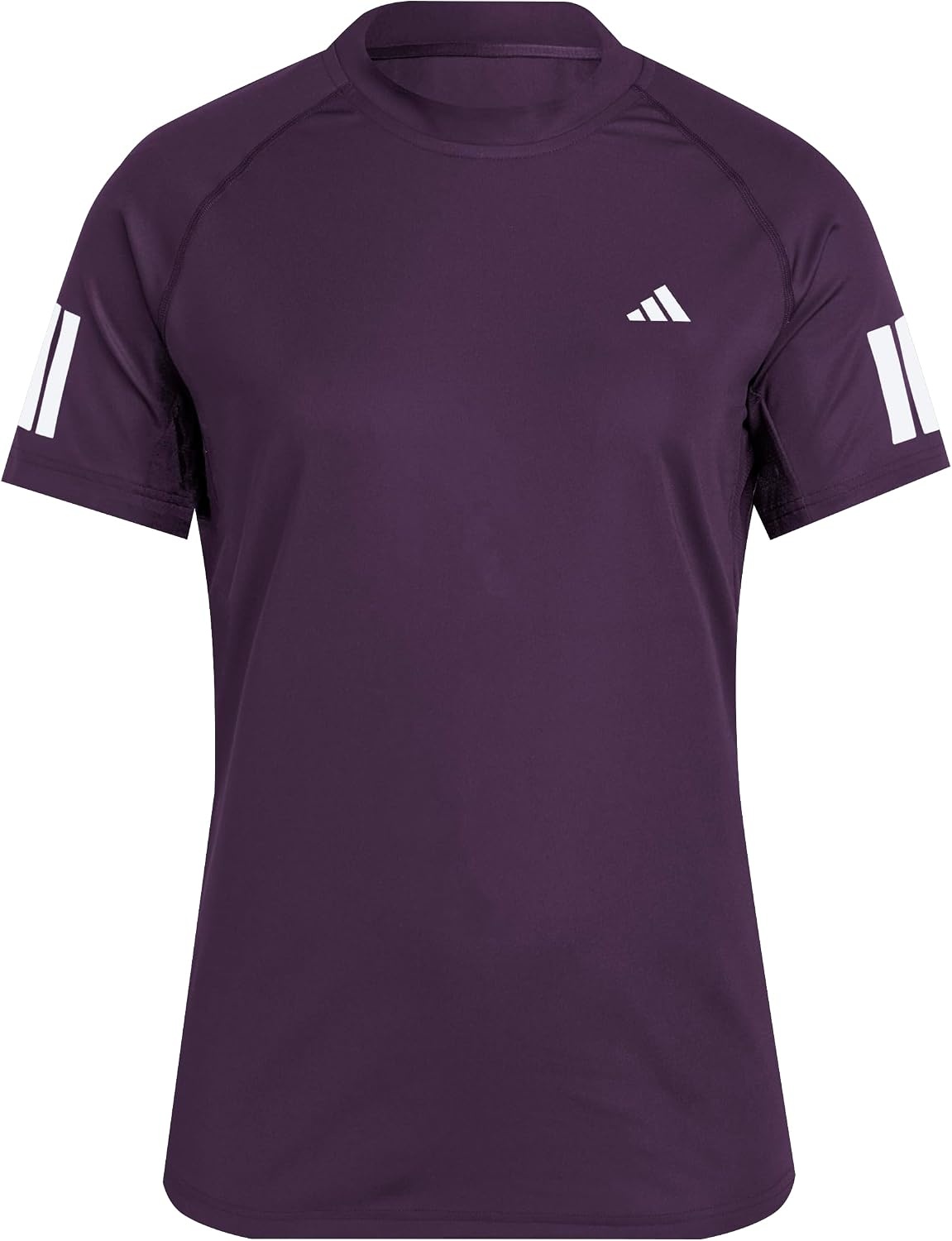 image:imageAdidas Womens Club Tennis Climacool 3Stripes TShirtAurora Plum