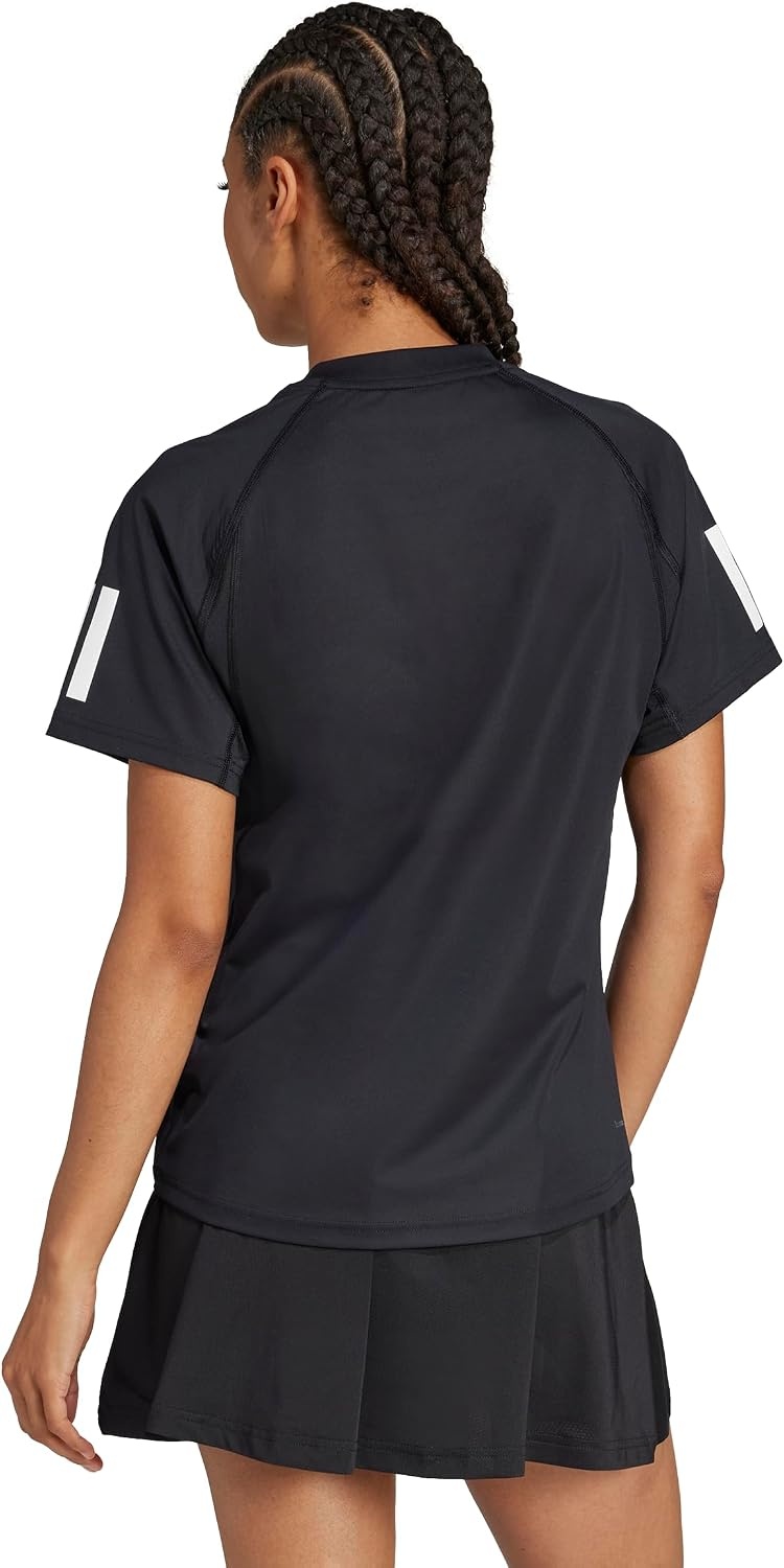 image:imageAdidas Womens Club Tennis Climacool 3Stripes TShirtBlack