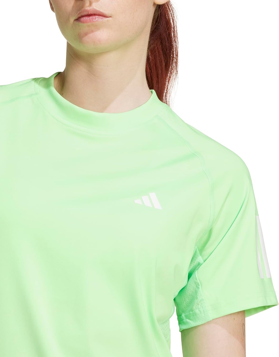 image:imageAdidas Womens Club Tennis Climacool 3Stripes TShirtLime Burst