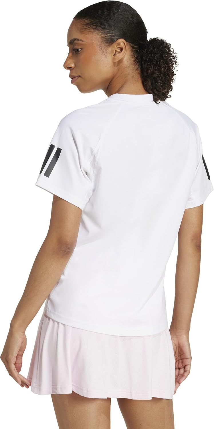image:imageAdidas Womens Club Tennis Climacool 3Stripes TShirtWhite