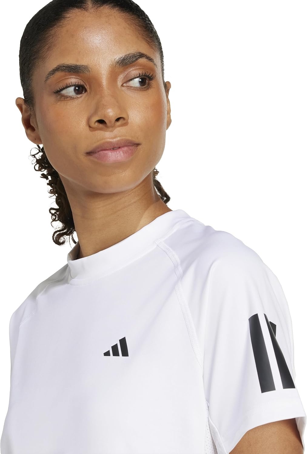 image:imageAdidas Womens Club Tennis Climacool 3Stripes TShirtWhite
